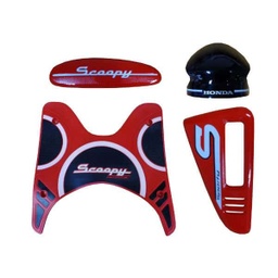 [08000K16RRED] Paket Aksesoris Resmi Honda Scoopy eSP – Red