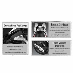 [08000K46CRO] Paket Aksesoris Resmi Honda Vario 110 FI – Silver