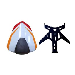 [0800BK45GRWHI] Paket Racing Single Seat Cowl &amp; Fender Eliminator New Honda CBR 150R – Repsol