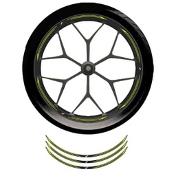 [871X0K56FYEL] Stiker Velg Kuning (Wheel Rim Sticker) Honda Sport Velg Ring 17