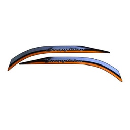 [871X2K93ABLKST] Sticker Spakbor Depan All New Scoopy Stylish Black