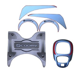 [0800AK93AREDSP] Paket Aksesoris All New Scoopy Sporty Red