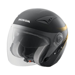 [87100LXBLKL] Helm Honda Luxury Black (L)