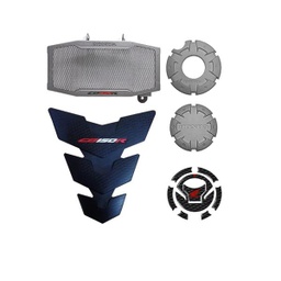 [0800AK15MGUN] Paket Aksesoris Resmi New Honda CB150R StreetFire – Grey Gunmetal