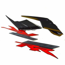 [64391K64K00BMA] Aero Fin Black Matte – Honda All New CBR 250RR