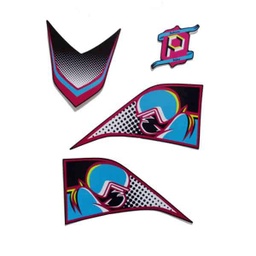 [871X0K61ARTBA] Sticker BeAT POP Art – Black